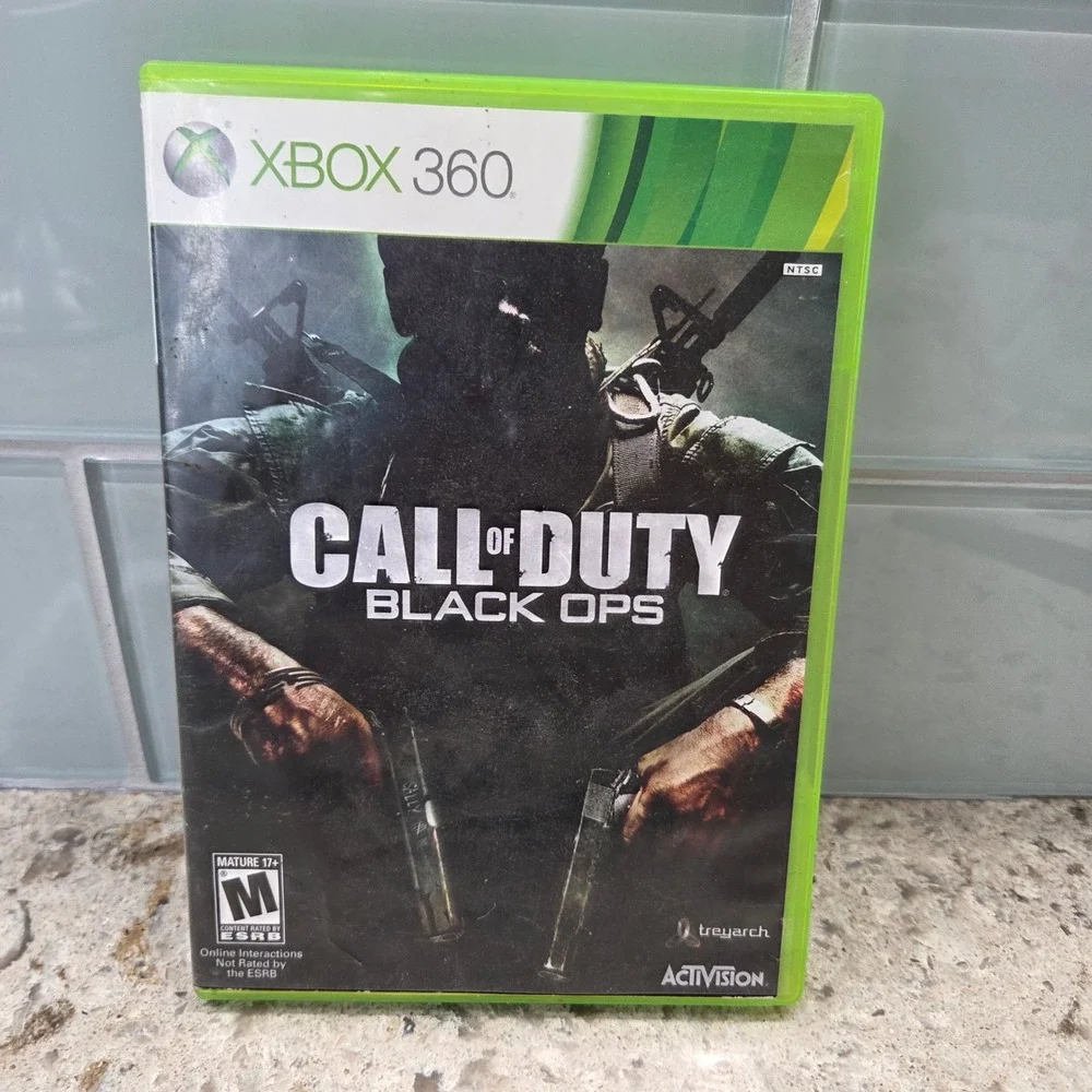 Call of Duty Black Ops‎ XBOX 360 Rated M Complete CIB Disc Manual
